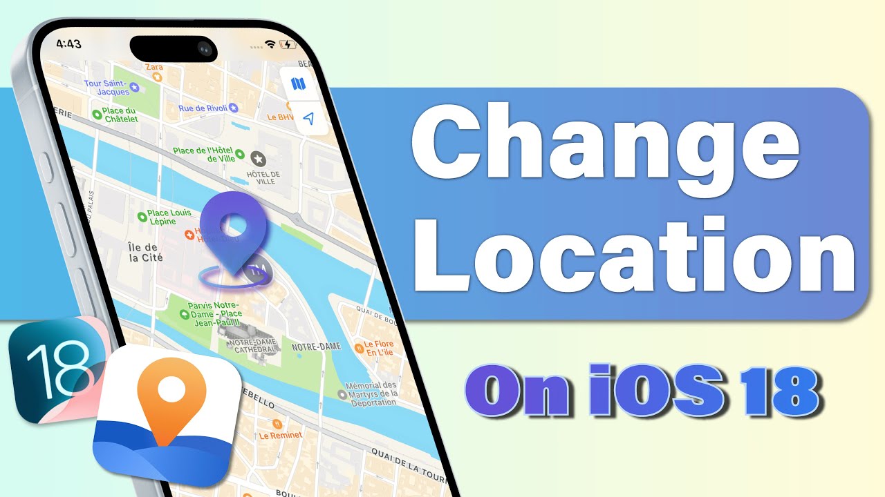 Vidéo tutoriel de changer localisation sur iOS 18 via AnyTo