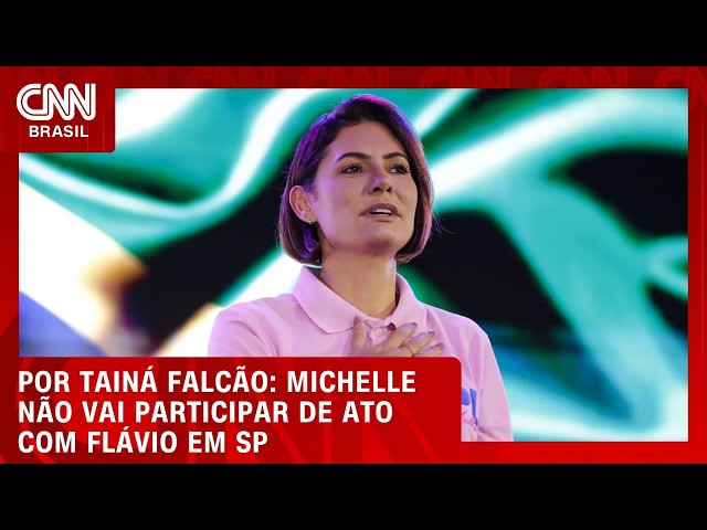 Michelle não deve ir ao ato de 7/9 em SP e justifica cuidados com Bolsonaro | LIVE CNN