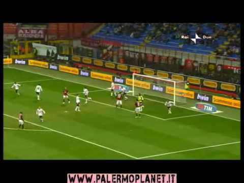 Milan Palermo 0 - 2 13/12/2009 Sintesi highlights 16° giornata HD HQ