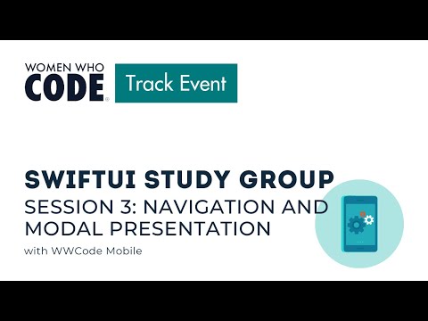SwiftUI Study Group - Session 3: Navigation and Modal Presentation
