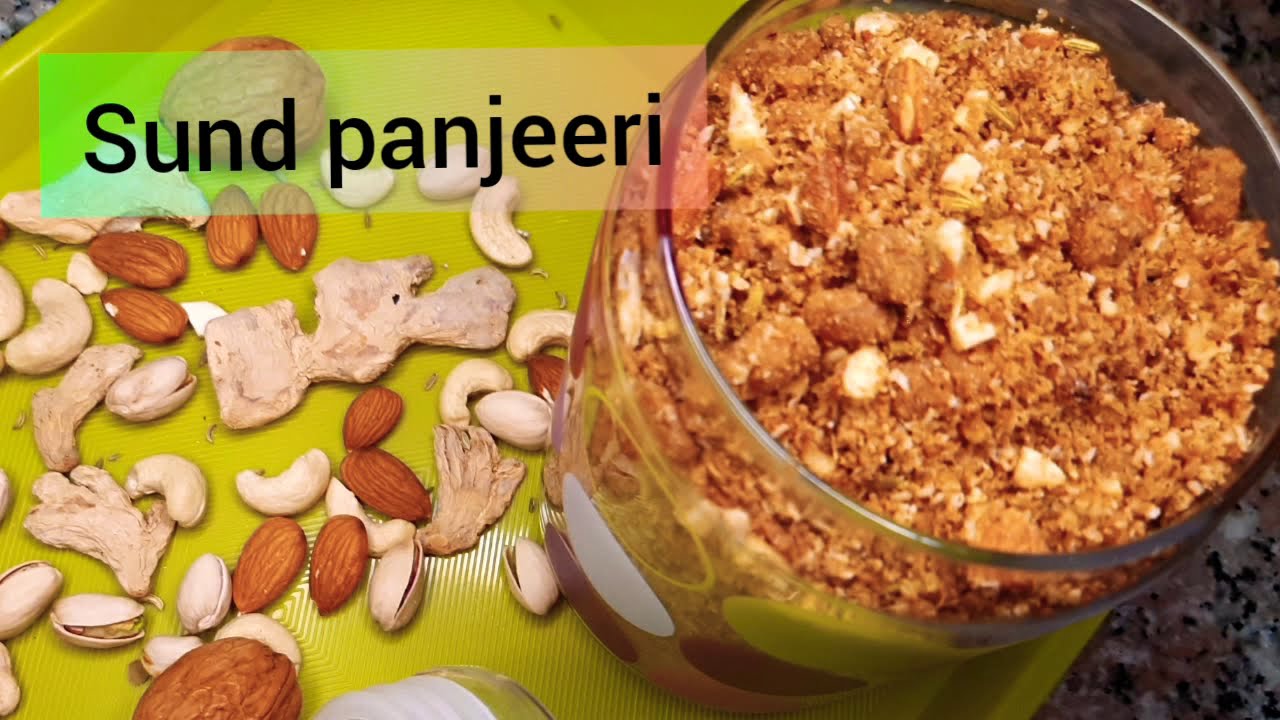 sund ki panjeeri |dried ginger panjeeri |healthy panjeeri |winter recipe