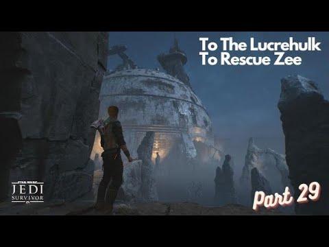 STAR WARS JEDI SURVIVOR PS5 Walkthrough Gameplay Part 29 - To Lucrehulk to rescue Zee (FULL GAME)