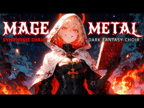 🔥 Dark Fantasy Mage Metal Symphony ⚔️ 2 Hour Epic Symphonic Chant Music for Work & Study Session