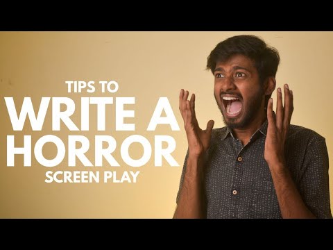 How to Write a HORROR Script/Screenplay With English Subtitles (Tips for Beginners)