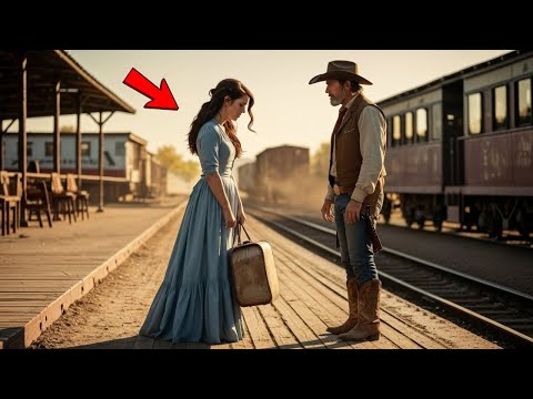 The Groom Laughed When She Stepped Off the Train — A Cowboy Saw Her Cry and Offered Forever