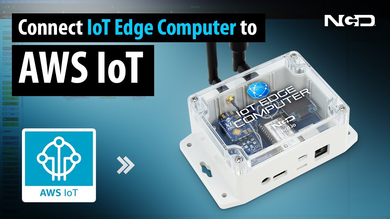 Connect an NCD IoT Edge computer to AWS IoT Core using MQTTS Configuration.