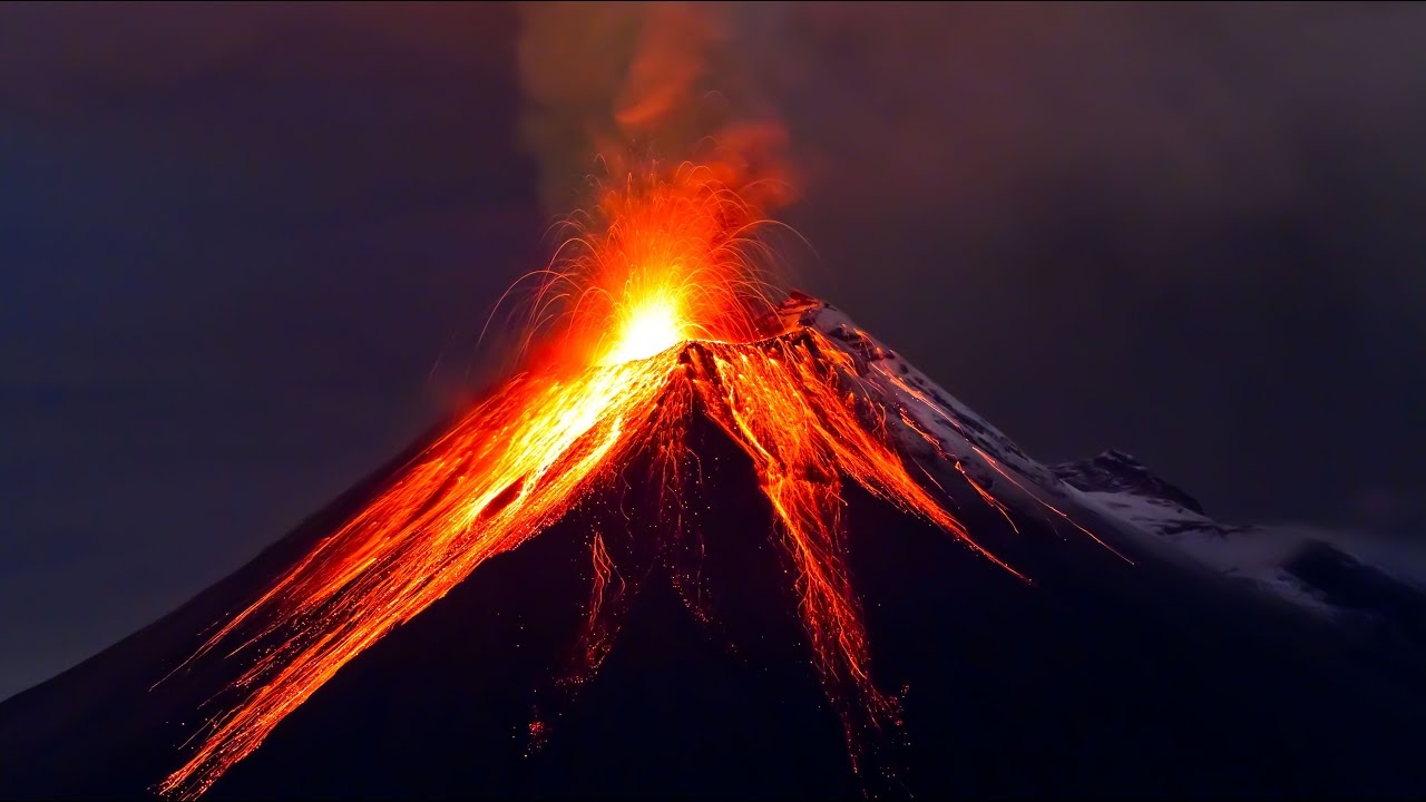 How does a volcanic eruption occur?