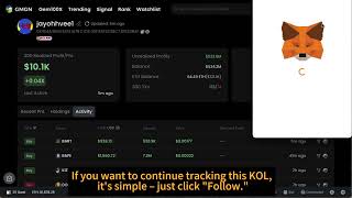 Follow Smart Money and Buy signals on Crypto DEX - A tutorial video for GMGN web and APP
