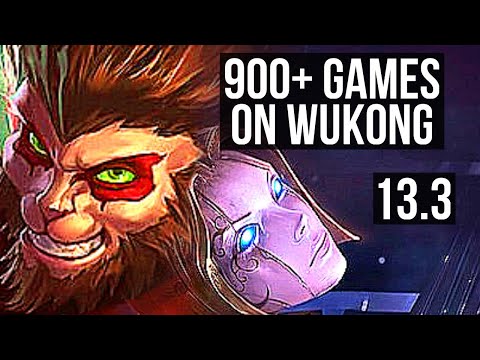 WUKONG vs ORIANNA (MID) | 9/1/6, 900+ games, 1.5M mastery, Legendary | KR Master | 13.3