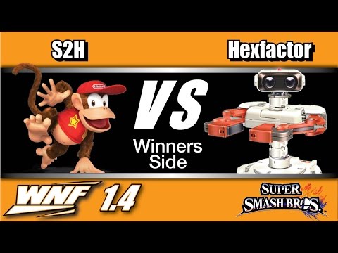 WNF 1.4 - A2 | S2H (Diddy Kong) Vs. TiE | Hexfactor (ROB) Winners Side - Smash Wii U