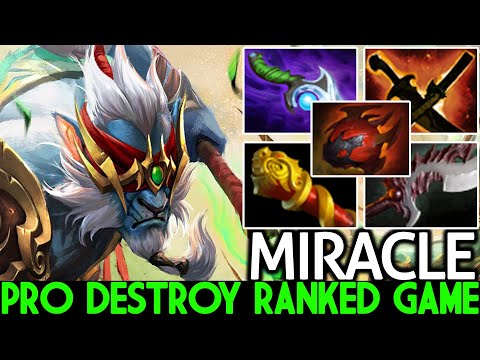 MIRACLE [Phantom Lancer] The Real Cancer Lancer Destroy Ranked Game Dota 2