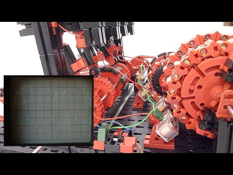 Oscilloscope outputs of my mini Telharmonium