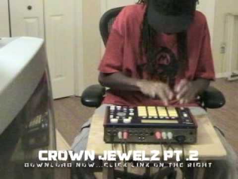 MPC 1000 King I Divine Beat Making Video- Crown Jewelz Beat Tape Pt.2  (hip hop beats)