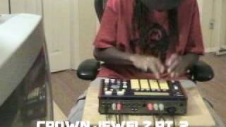MPC 1000 King I Divine Beat Making Video- Crown Jewelz Beat Tape Pt.2  (hip hop beats)
