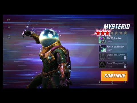 [*/\*] Marvel Strike Force - Unlocking Villain Mysterio