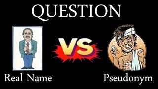 Should Game Critics Use Their Real Name or a Pseudonym? (Viewer Question)