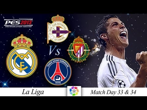[TTB] PES 2013 ML Series - Real Madrid Match Days 33, 34, & CL Semi Final 1st Leg Vs PSG!