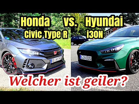 Welcher ist geiler? - Honda Civic Type R vs. Hyundai i30N Performance Probefahrt & Talk | 2022