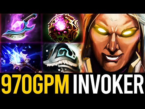 970GPM!! Wex Facet Invoker Arcane Blink + Octarine Build vs Void Spirit Mid | Dota 2 Invoker