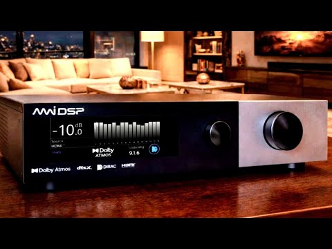 miniDSP Tide16 Dolby Atmos/DTS:X AV Processor Debuts with 16 Ch with Dirac Research room-correction