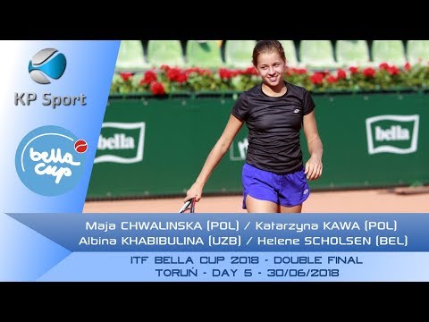 CHWALINSKA / KAWA  vs. KHABIBULINA / SCHOLSEN / Bella Cup 2018 / Doube Final