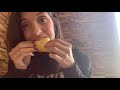 Eating Khachaputi Georgian Cheese Bread