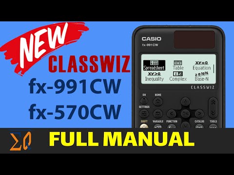 , title : 'CASIO fx-991CW fx-570CW CLASSSWIZ Calculator Full Video Example Manual'