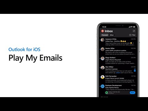 Enabling Play my emails on iOS