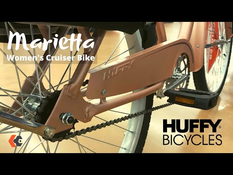 Huffy Marietta Cruiser Women's Bike with Pannier bags and Basket