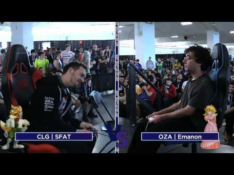 CLG SFAT (Fox) vs OZA Emanon (Peach) -  GOML2016 - SSBM Pools