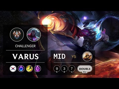 Varus Mid vs Azir - KR Challenger Patch 9.15