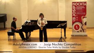 JOSIP NOCHTA COMPETITION   JANINA LORENCI   Quarter Tone Waltz by Gordan Tudor