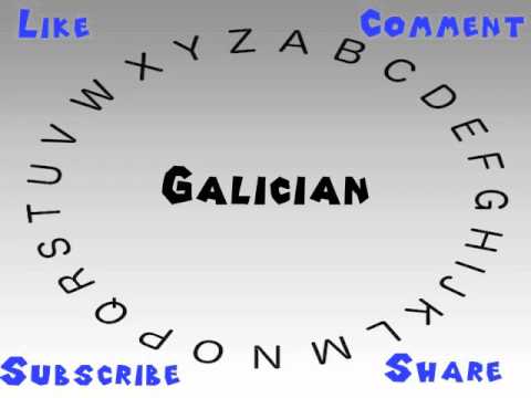 How to Say or Pronounce Galician