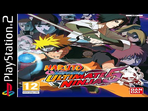Naruto Shippuden: Ultimate Ninja 5 - Story 100% - Full Game Walkthrough / Longplay (PS2) 1080p 60fps