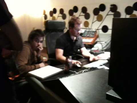 Heikki L & Sami Saari in the studio