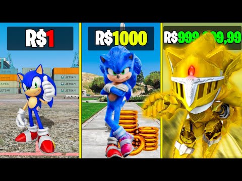 SONIC DE R$ 1 para R$1.000.000,00 no GTA 5!