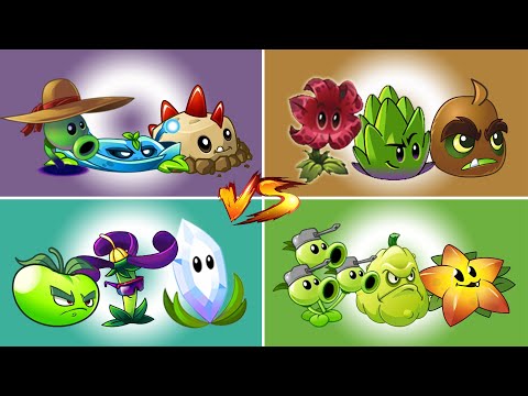 Plants Vs Zombies 2 - 04 Random Plant Teams Vs 05 Random Zombie Teams? - PvZ 2 Team Plants - Part 5