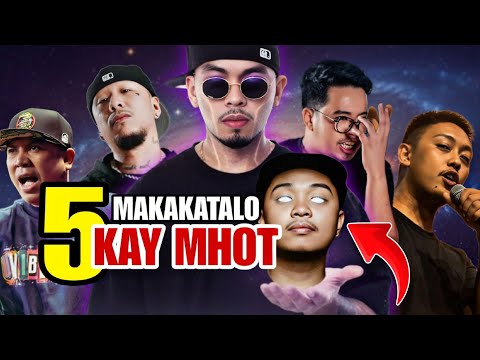 5 BATTLE RAPPER | PWEDENG TUMALO kay MHOT