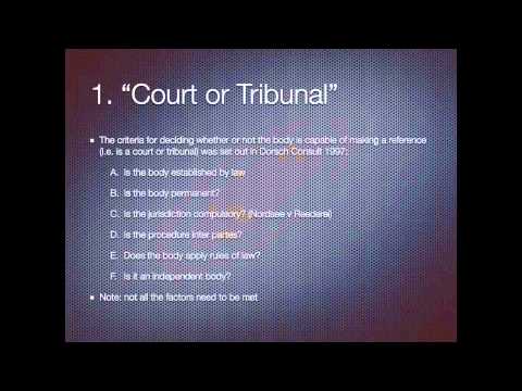 EU Law: Article 267 Procedure/Preliminary Rulings in 9mins