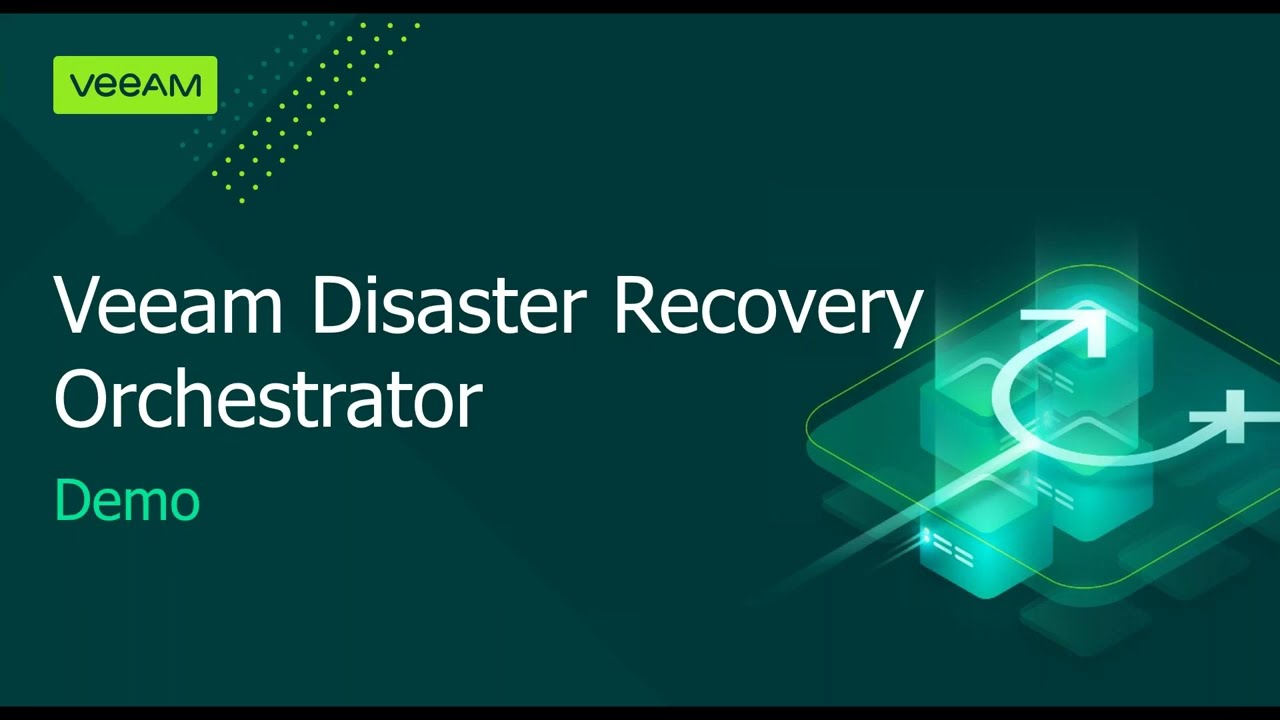 Veeam Disaster Recovery Orchestrator - Product Overview video