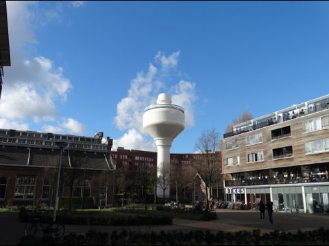 Waterwijk met o.a de Watertoren Amsterdam West (GWL-terrein)