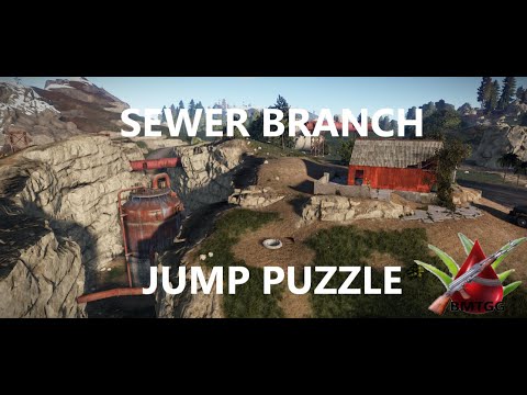 Rust sewer jump puzzle