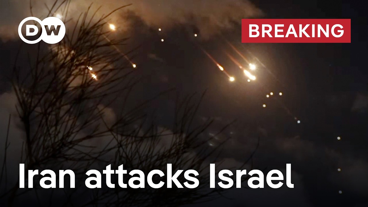 Israeli media reports over 100 launched missiles from Iran | DW News