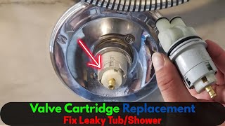 Delta 1300 Series Tub / Shower Valve Cartridge Replacement || Fix Leaky Shower Step Guide ||