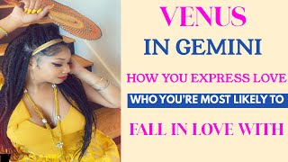 How Venus (Oshún) in Gemini People Fall in Love✨💛🌹✨