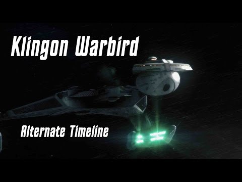 Klingon Warbird flyby cgi fan made animation.