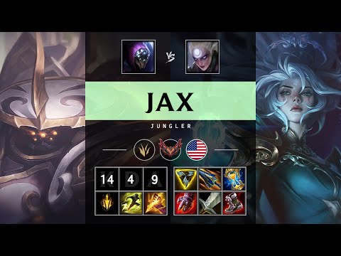 Jax Jungle vs Diana - NA Grandmaster Patch 25.21
