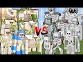 ALL MINECRAFT MUTANT GOLEMS Vs ALL MINECRAFT MUTANT SKELETONS Minecraft Mob Battle