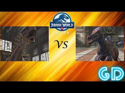 Jurassic World Alive - Nodopatosaurus vs Pyrritator