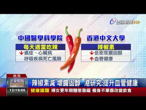 吃辣有益 中港新研究降癌症、心臟病風險